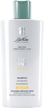 BioNike Defence Hair Shampoo Capelli Nutriente per Cute Sensibile e Capelli Secchi, Azione Anticrespo e Disciplinante, Deterge Delicatamente e Idrata la Chioma, Dona Luminosità e Protezione, 200 ml