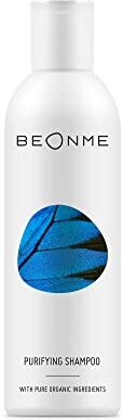 BeOnMe – Shampoo Purificante, Naturale, Bio, Vegano, Sebo Regolatore, Riequilibrante, Antibatterico, Rinforzante, Capelli Grassi, Forfora, Sebo, Cuoio Capelluto, Menta e Limone, Uomo, Donna, 200 ml