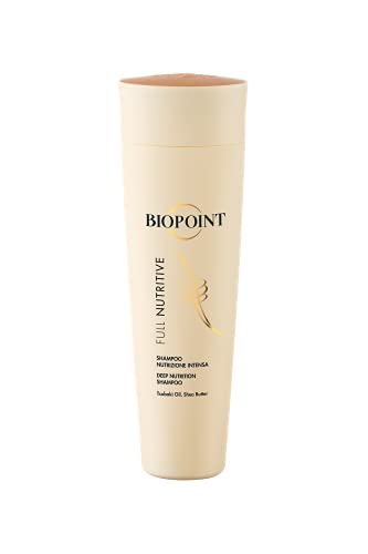 BIOPOINT Full Nutritive Shampoo Nutrizione Intensa, Azione Idratante e Rinforzante, Deterge Delicatamente e Protegge i Capelli, Dona Morbidezza e Setosità, 200 ml