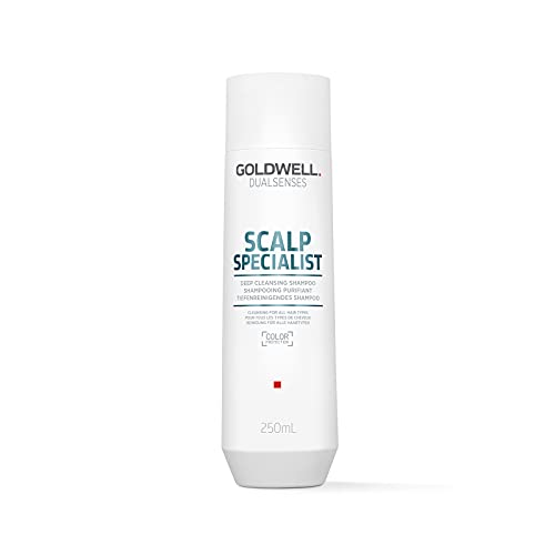 Goldwell Dualsenses Scalp Specialist, Shampoo detersione profonda per cuoio capelluto sensibile e capelli che tendono a diradarsi, 250ml