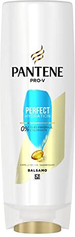 Pantene Pro-V Perfect Hydration Balsamo, il doppio dei nutrienti in 1 solo utilizzo, rafforza i capelli dall'interno, per capelli secchi e danneggiati, 180 ml