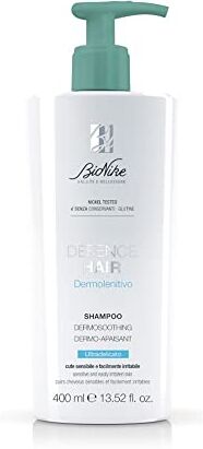 BioNike Defence Hair Shampoo Capelli Dermolenitivo per Cute Sensibile e Irritabile, Azione Protettiva e Idratante, Deterge Delicatamente, Lenisce e Dona Sollievo da Irritazione e Prurito