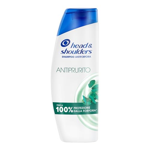 Head & Shoulders Shampoo Antiforfora Antiprurito 250ml per Uso Quotidiano. Fino al 100% di Protezione dalla Forfora. Clinicamente Testato. Per Tutti i Tipi di Cute e Capelli. Sensazione di Freschezza