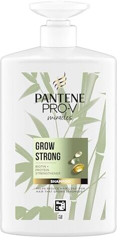 Pantene Shampoo Forti & Lunghi con Biotina e Proteina Fortificante 1000ml Flacone XL con Dosatore. Pro-V Miracles Shampoo Aiuta a Ridurre la Caduta dei Capelli. Ideale per Capelli Secchi e Danneggiati