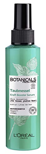 L'ORÉAL Botanicals Kraft Booster siero senza siliconi, per capelli fini e piatti, cosmetici naturali vegani, siero per capelli, 1 x 150 ml