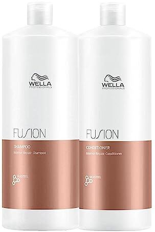 Wella Fusion Shampoo 1000 ml + balsamo 1000 ml