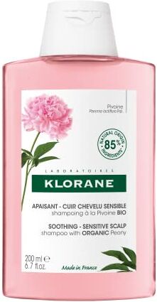 Klorane Soothing Sensitive Scalp Shampoo with Peony 200ml