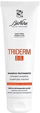 BioNike Triderm D.S. Shampoo Trattamento per Dermatite Seborroica, Azione Seboregolatrice e Lenitiva, Allevia Prurito, Irritazione e Desquamazione, 125 ml