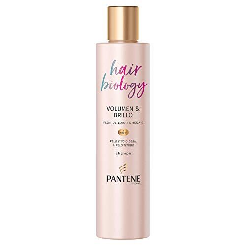 Pantene Pro-V Hair Biology Volume & Brillante, Shampoo 250 ml, per capelli sottili o indeboliti e tinti