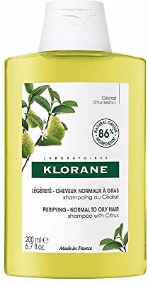 Klorane Purificante-Capelli da Normale a Grassi con Shampoo agli Agrumi 200ml Occhiali, Multi-Coloured, Taglia Unica Donna