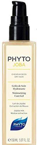 Phyto joba Trattamento Idratante in Gel per Capelli Secchi, con Latte di Jojoba senza Risciacquo, Formato da 150 ml