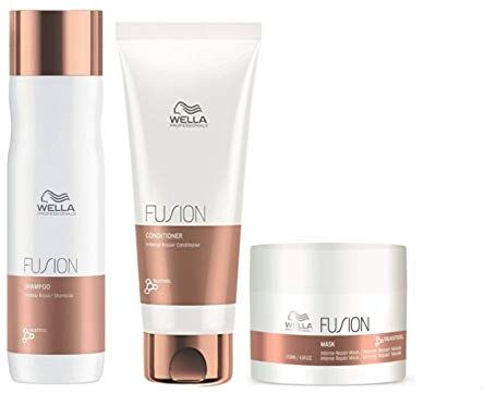 Wella Fusion Intense Repair Bundle Shampoo 250 ml Balsamo 200 ml & Maschera 150 ml