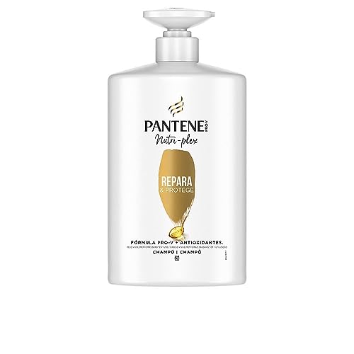 Pantene Nutri Pro-V Shampoo per capelli e riparazione, Formula Pro-V + antiossidanti, per capelli secchi e danneggiati, 1000 ml