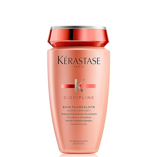 KERASTASE Kérastase, Discipline, Shampoo Lisciante & Anti-Crespo, Per Capelli Indisciplinati & Sensibilizzati, Senza Solfati, Bain Fluidéaliste, 250 ml