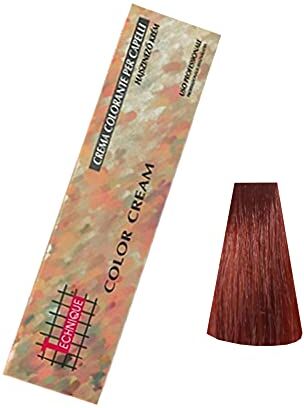 Generico TINTA COLOR CREAM 100ML TECHNIQUE 6PR BIONDO SCURO ROSSO VIOLIA