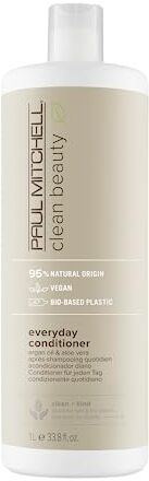 Paul Mitchell Clean Beauty Everyday Conditioner, condizionante quotidiano, formula ultra-ricca, migliora l'elasticità, per tutti i tipi di capelli 1000 ml