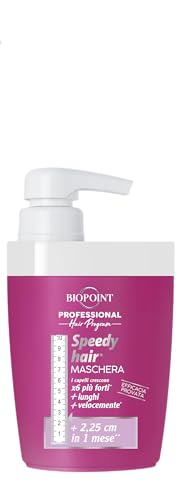 BIOPOINT Speedy Hair Maschera Capelli, Dona Forza e Vitalità alla Chioma, Azione Stimolante per una Crescita più Rapida dei Capelli, 300 ml