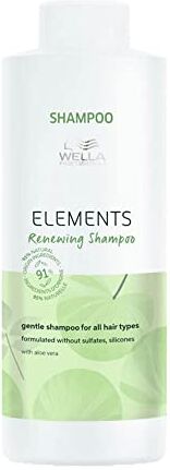 Wella Professionals Elements Shampoo privo di solfati e siliconi, Ottimo con balsamo capelli, Shampoo professionale capelli con vitamina E 1l