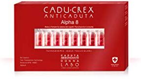 LABO CADU-CREX Alpha8 Trattamento Anticaduta Capelli CADUTA INIZIALE Donna Hairloss 40 Fiale