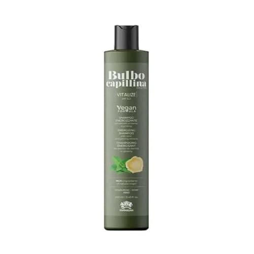 Generico Bulbo Capillina Vitalize Shampoo Energizzante Anticaduta Farmagan ingredienti di origine naturale 250 ml con estratti di menta e ginseng