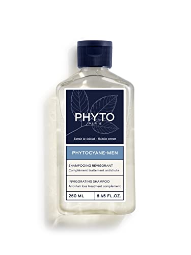 Phyto cyane Shampoo Anticaduta Ottimale per la Caduta dei Capelli da Uomo, Formato da 250ml