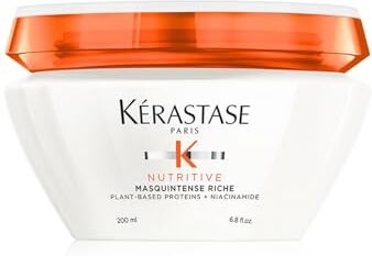 KERASTASE Kérastase, Nutritive, Maschera Nutriente, Per Capelli Molto Secchi da Medi a Spessi, Formula Ricca, Con Nutrienti Essenziali, Masquintense Riche, 200 ml