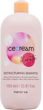 Inebrya Ice Cream Keratin Restructuring Shampoo Shampoo Ristrutturante 1000ml