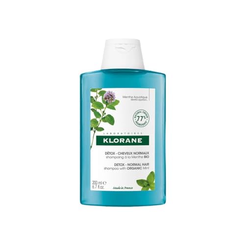 Klorane Shampoo Detox alla Menta Aquatica, 200 ml