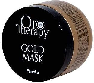 FANOLA Orotherapy Gold Mask, Maschera Illuminante per Tutti i Tipi di Capelli, 300 ml