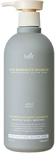 LA'DOR Anti-Dandruff Shampoo Anti Forfora 530 ml Per Cuoio Trattamento Capelluto Grasso Con Forfora Pulisce Delicatamente le Cellule Morte Allevia Prurito e Irritazioni