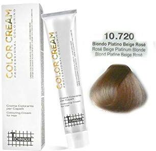 Generico TINTA COLOR CREAM 100ML TECHNIQUE 10.720 Biondo Platino Beige Rosè