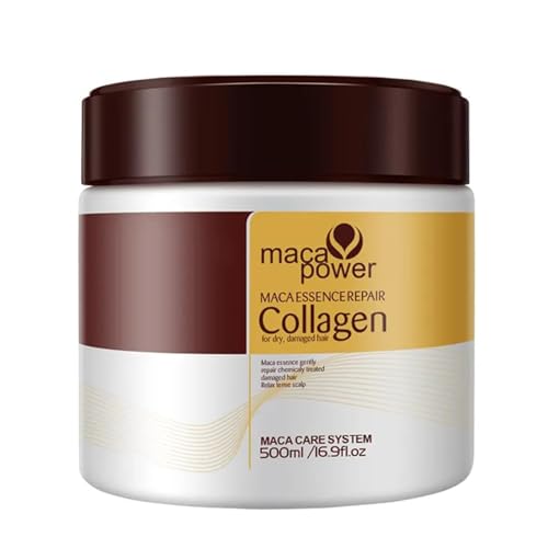 Generic Karseell Collagen Hair Treatment Deep Repair Conditioning Argan Oil Collagen Hair Mask,Collagen Hair Mask, 100 ml Deep Repair Conditioning Argan, maschera per capelli di collagene, essenza per secchi