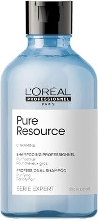 L'Oreal L'Oréal Professionnel Paris   Shampoo professionale per capelli grassi Pure Resource Serie Expert, Formula purificante, 300 ml