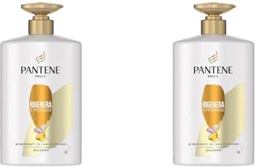 Pantene Pro-V Balsamo Capelli Protezione Cheratina, Rigenera e Protegge, per Capelli Deboli o Danneggiati, Dona Resistenza Contro i Danni Dello Styling, 900ml (Confezione da 2)