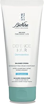 BioNike Defence Hair Balsamo Capelli Dermolenitivo per Cute Sensibile e Facilmente Irritabile, Allevia il Prurito e Lenisce l'Irritazione, 200 ml