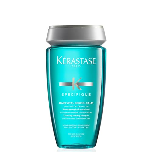 KERASTASE Kérastase, Spécifique Dermo-Calm, Shampoo Idra-Lenitivo, Per Cuoio Capelluto Sensibile, Bain Vital, 250 ml