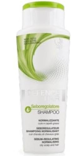BioNike Defence Hair Shampoo seboregolatore per cute e capelli grassi ad azione purificante, i capelli ritrovano volume e leggerezza, 200 ml