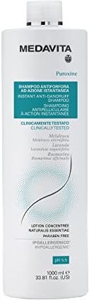 Medavita , Puroxine, Shampoo Antiforfora Ad Azione Instantanea, pH 5.5, 1000 ml