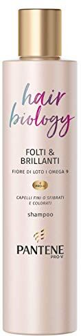 Pantene Pro-V Shampoo Professionale Capelli Hair Biology Folti&Brillanti, per Capelli Fini o Sfibrati e Colorati, 250ml