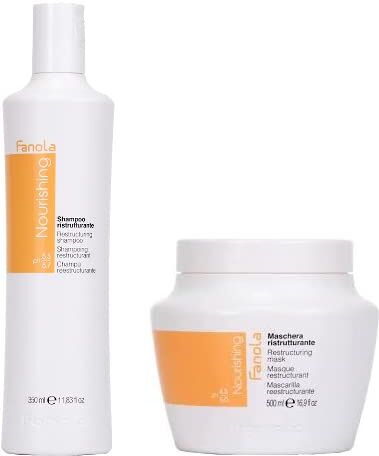 FANOLA kit  nourishing ristrutturante Shampoo 350 ml + maschera 500 ml