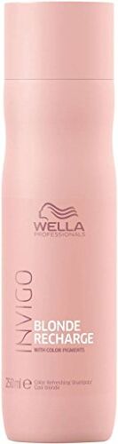 Wella 3 pezzi Color Recharge Cool Blonde Shampoo Invigo  Professionals, 250 ml = 750 ml