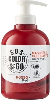 A ALAMA Alama SOS Color e Go Maschera Colorante Rosso Capelli 300ml