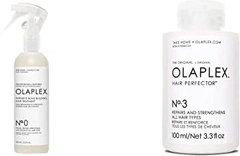 OLAPLEX N°0 Intensive Bond Building Hair Treatment Ristrutturante Intensivo per Capelli 155 ml & N. 3 trattamento riparatore capelli perfector