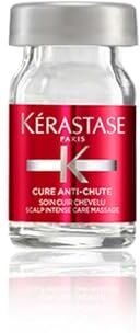 KERASTASE Kérastase   Spécifique, Tratamiento Intensivo, Fortificante y Anti-Caída, Para Hombre y Para Mujer, Cure Anti-Chute Intensive, 42 Monodosis de 6 ml