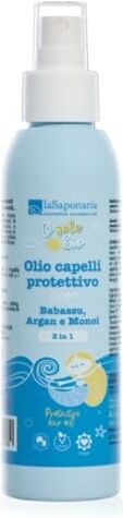 Generico La Saponaria Olio Capelli Protettivo 3 in 1 Aloha, Protezione Solare, Salsedine e Calore, con Argan e Cocco Bio, OsoleBio 125ml