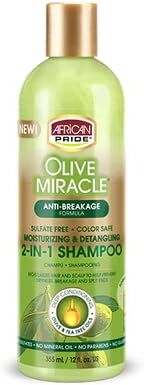 Generic SKAfrican Pride Olive Miracle Shampoo e balsamo 2 in 1, 340 g