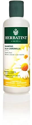 Herbatint Shampoo Camomilla 260 ml, Formulato per i Capelli Chiari o Biondi, Illumina il Colore assicurando Lucentezza ed Idratazione, Capelli Brillanti e Corposi senza alterare il pH naturale