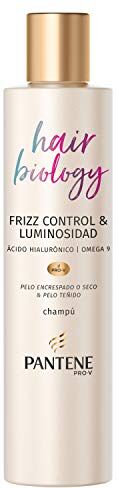 Pantene Pro-v Hair Biology Frizz Control & Luminosità Shampoo Ml, Per Capelli Ricci O Secchi E Tinti, Fresco, 250 Millilitro