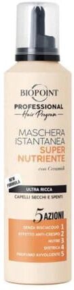 BIOPOINT SUPER NUTRIENTE MASCHERA ISTANTANEA ULTRA RICCA 5 AZIONI PER CAPELLI SECCHI E SPENTI 250 ML