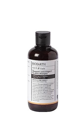 Bioearth Shampoo Anticrespo Capelli Ricci E Mossi Niauli E Thè Verde 250 ml Eco Bio Vegan